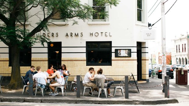 The Builders Arms Hotel in Fitzroy.