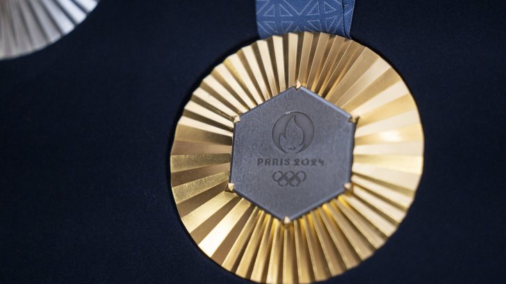 A gold medal which will go up for grabs at the Paris Olympics.