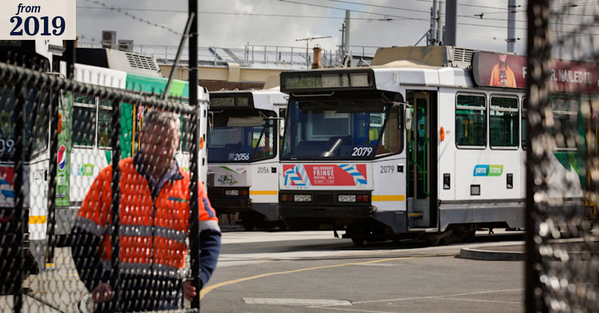 Tram drivers have been striking for pay deal worth an extra $20,000