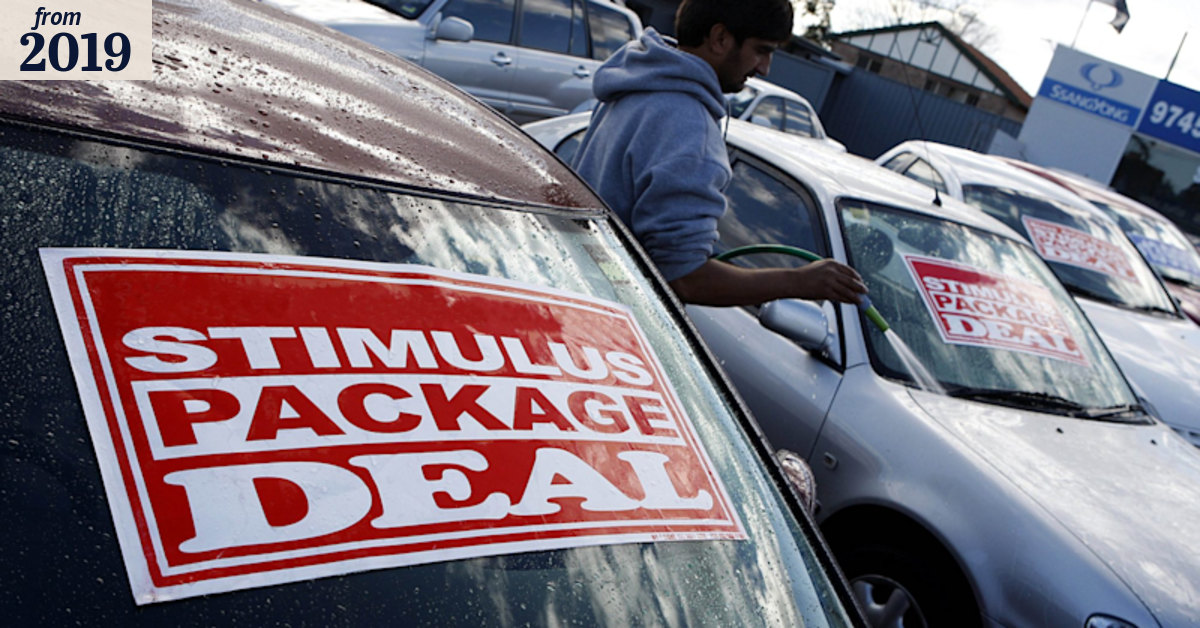 Car sales hit eight-year low with no sign of a tax cut bounce