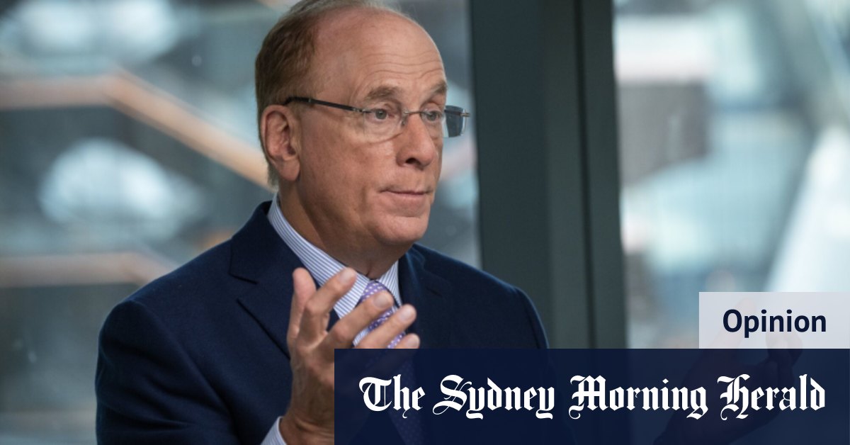 BlackRock CEO Larry Fink’s Crisis De jour Moves From Climate Change to Funding the Ageing Population