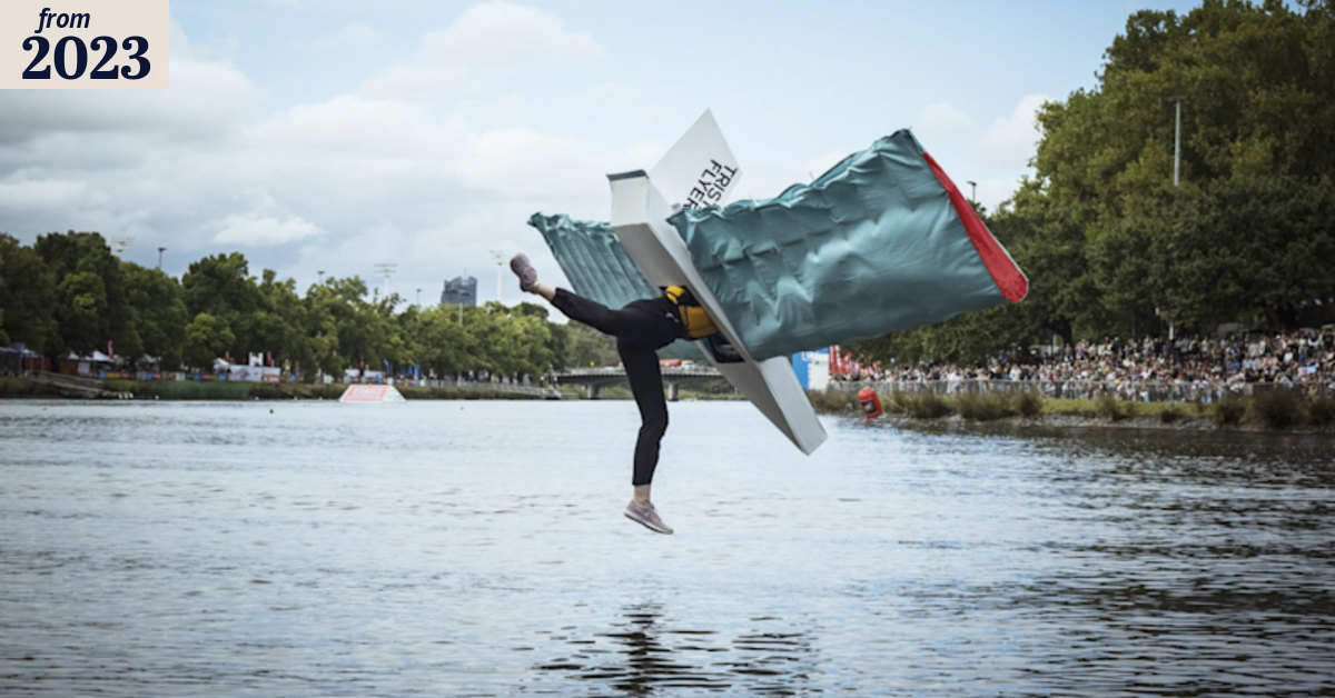 Birdman Rally contestants taunt gravity and come off second best