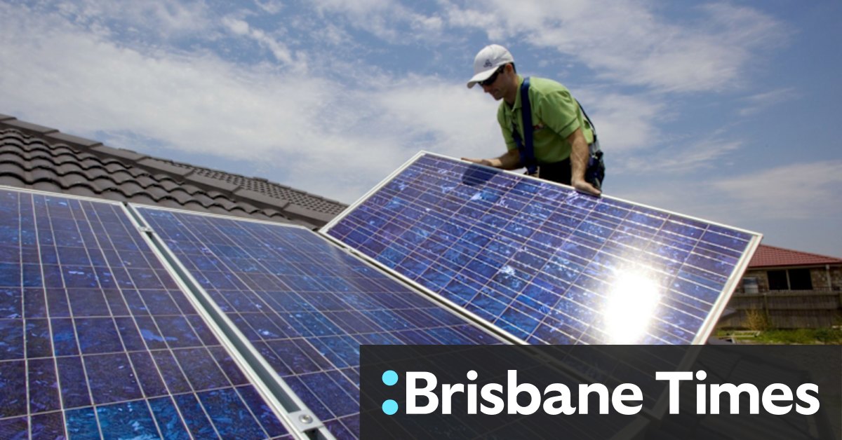 Solar and battery-run Brisbane neighbourhoods to save on bills - Vimarsana News
