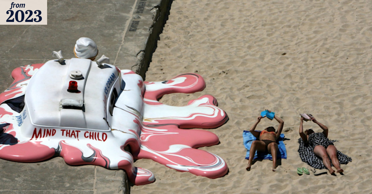 Sydney’s famous melting ice cream truck is back for Sculpture by the Sea