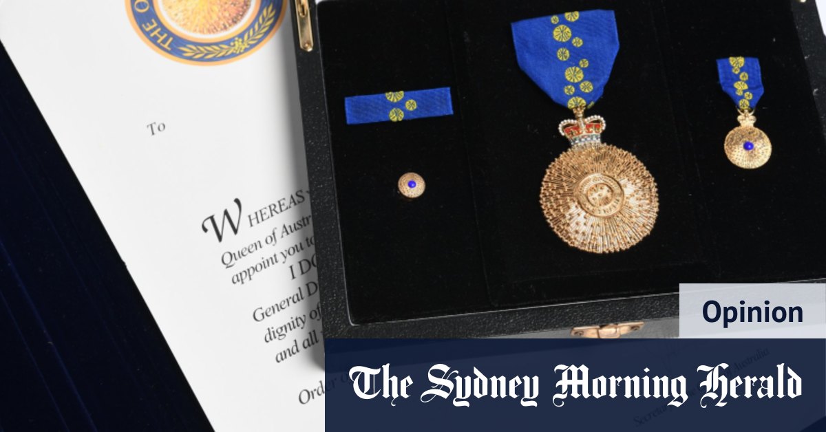 Australia Day Honours List Don’t like the names? There’s a lot you can