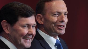 Liberal MP Kevin Andrews and former prime minister Tony Abbott.