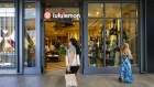 Shoppers outside a Lululemon store at Brickell City Centre in Miami, Florida.
