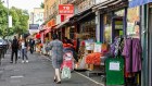 Shoppers on the high street in South London. Inflation looks tamed in the UK. 