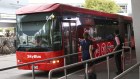 Melbourne’s SkyBus transports travellers to and from the airport.