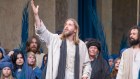 The modern annual Easter Passion play at Oberammergau in Germany.