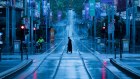Bourke Street was virtually empty during lockdown in Melbourne in 2020.