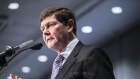 ACOSS FAIRFAXMEDIA PHOTOGRAPH BY GLENN HUNT 12th June 2014.
NEWS -  Kevin Andrews speaking at the 2014 ACOSS National Conference in Brisbane.