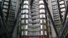 Back to work. The Lloyd’s of London skyscraper in London’s financial district. 