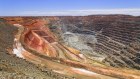 The super pit in Kalgoorlie, Western Australia. 