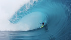 Matahi Drollet, pictured surfing a Teahupo’o monster at the age of 16, led protests against the planned construction of a new judging tower.