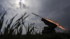 A Ukrainian MSLR BM-21 “Grad” fires towards Russian position, at the frontline in Donetsk region. The leaked documents touch on Ukraine’s air defences. 