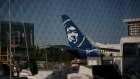 An Alaska Airlines Boeing 737 Max 9 at Los Angeles International Airport last year.
