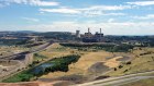 The Yallourn coal station in Victoria. Coal and gas plants dominate the market when solar is offline.