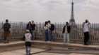 Tourists in Paris this week. The eurozone economy has started to improve, but that won’t stop the ECB cutting rates.