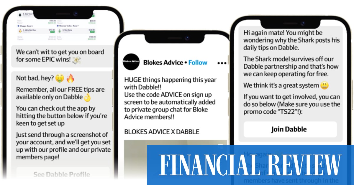 How Facebook bots tried to lure young men to Tabcorp-backed gambling app - Vimarsana News