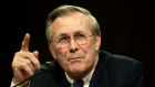 Donald Rumsfeld in 2004.