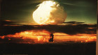 The first test of a hydrogen bomb using nuclear fusion by the US during the Cold War in 1952.