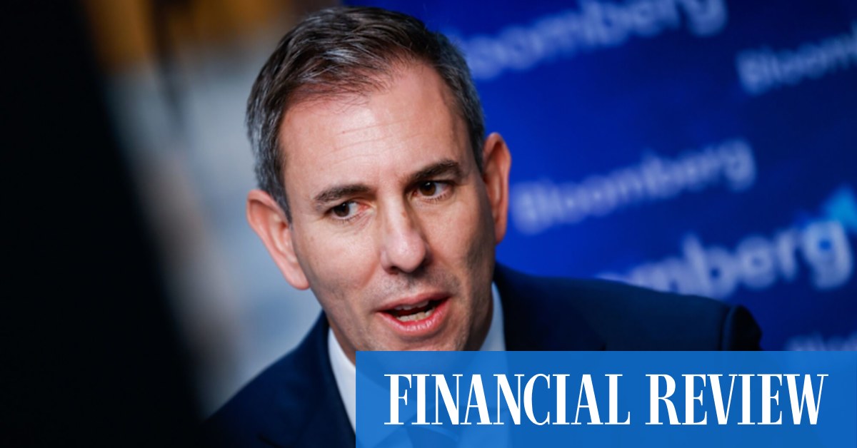 Chalmers says 'big' investment in subsidy plan won't push up inflation - Vimarsana News
