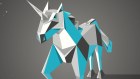 DR6AMK Three dimensional magic origami unicorn from folded paper Unicorn, tech stocks AFR