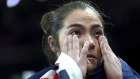 Australian gymnast Georgia Godwin celebrates after winning the women’s all round final in Birmingham on day three of the Commonwealth Games.