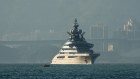 The Nord super yacht in Hong Kong. The $US500 million craft  has been linked to Russian tycoon Alexey Mordashov.