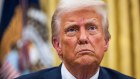 US President Donald Trump during a signing ceremony in the Oval Office of the White House in Washington, DC, US, on Monday.