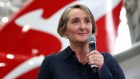 Qantas reduced its chief executive pay by 26 per cent when it replaced Alan Joyce with Vanessa Hudson.