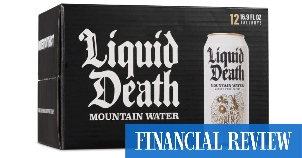 Liquid Death water start-up, which aims to make non-alcoholic drinks ‘fun’, valued at $US700 million