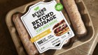 A package of Beyond Meat Inc. plant-based sausage.
