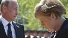 German Chancellor Angela Merkel and Russian President Vladimir Putin in Moscow in 2015.