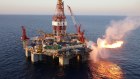The Ocean Monarch rig has been drilling for ExxonMobil in the Bass Strait.