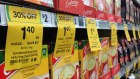 There are signs the supermarkets are reading the room and reducing the price of some foods.