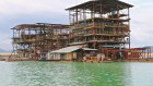 Sierra Rutile wet mining facility in Sierra Leone. 