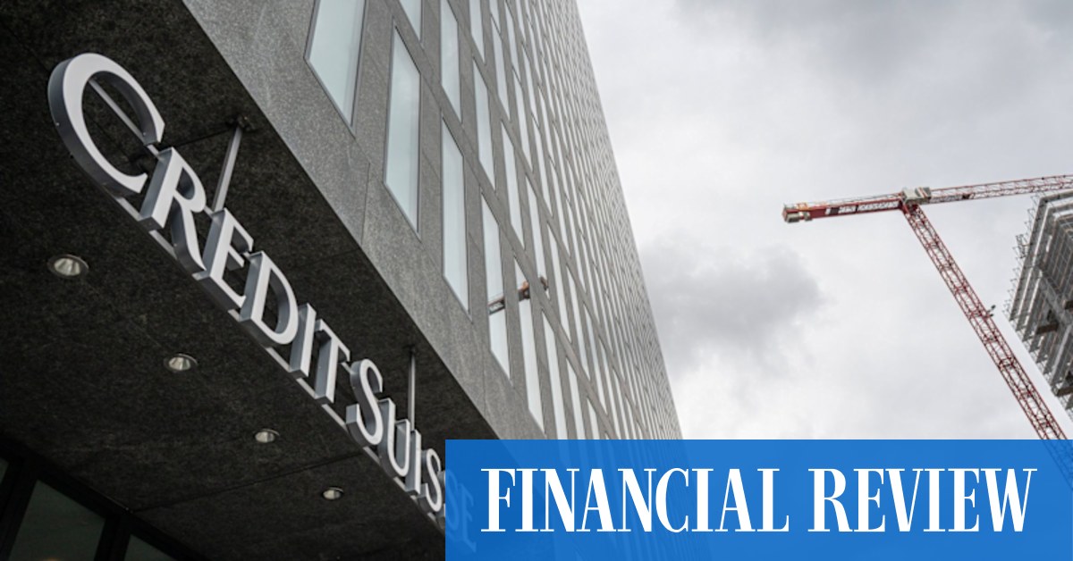 Credit Suisse exit blows equities market wide open - Vimarsana News