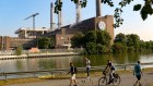 The Volkswagen headquarters and factory in Wolfsburg, Germany. 