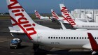 Virgin Australia aircraft in Sydney. The company hopes to be listed on the ASX by June.