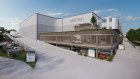 Artist impression of a 40,000 sq m multi-storey warehouse in Lidcombe.
