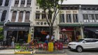 Shophouses on Telok Ayer Street in Singapore.