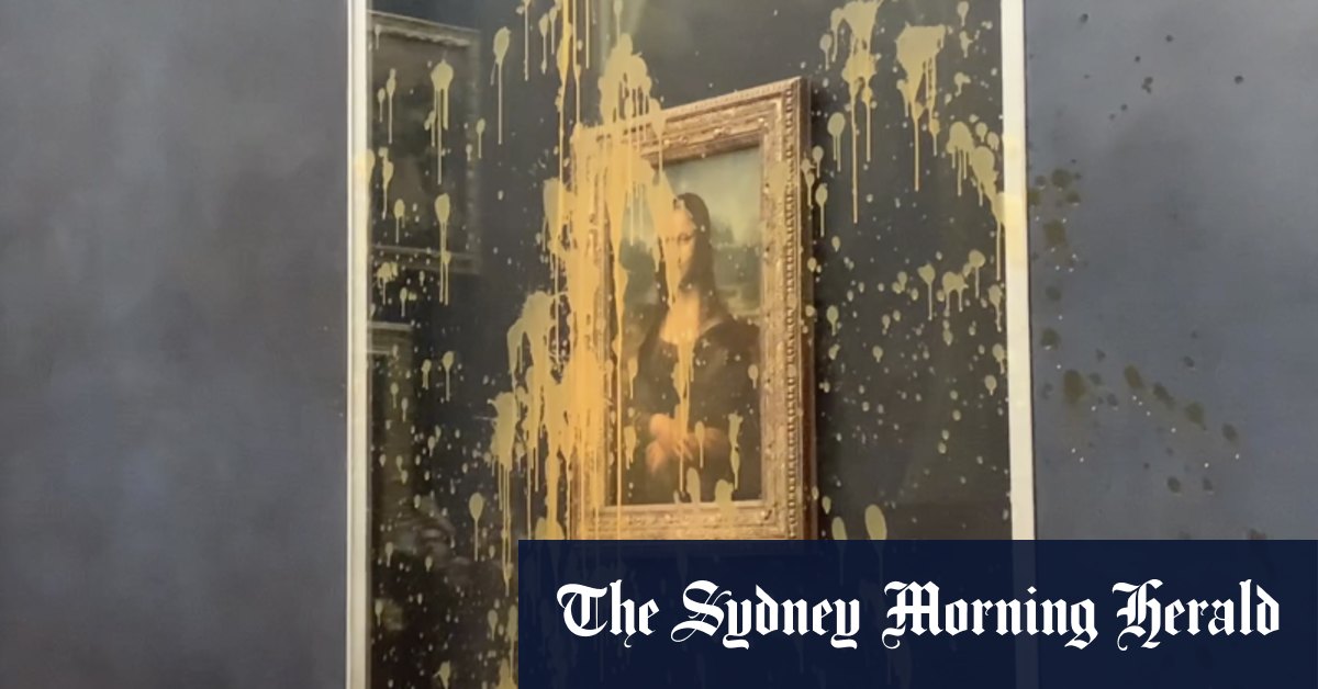 Climate change activists hurl soup at ‘Mona Lisa’ painting