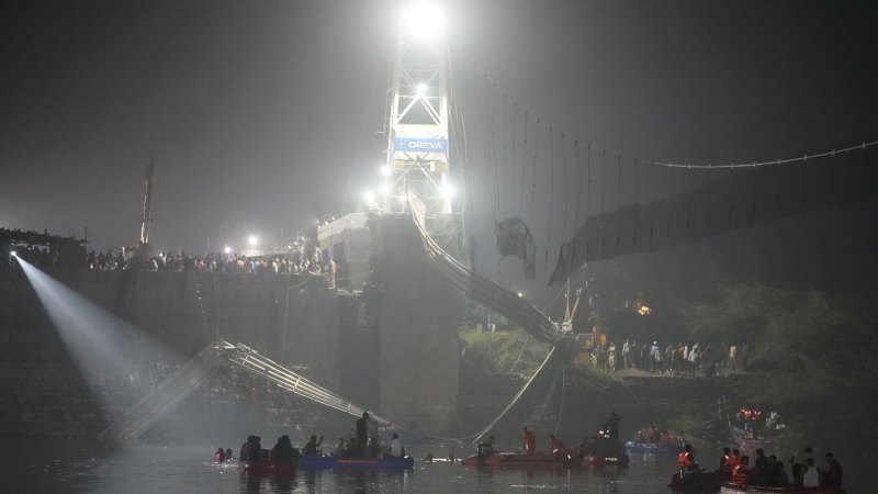 ‘We won’t spare anyone’: Police make arrests after India bridge collapse
