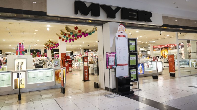 Myer clothes shop brands