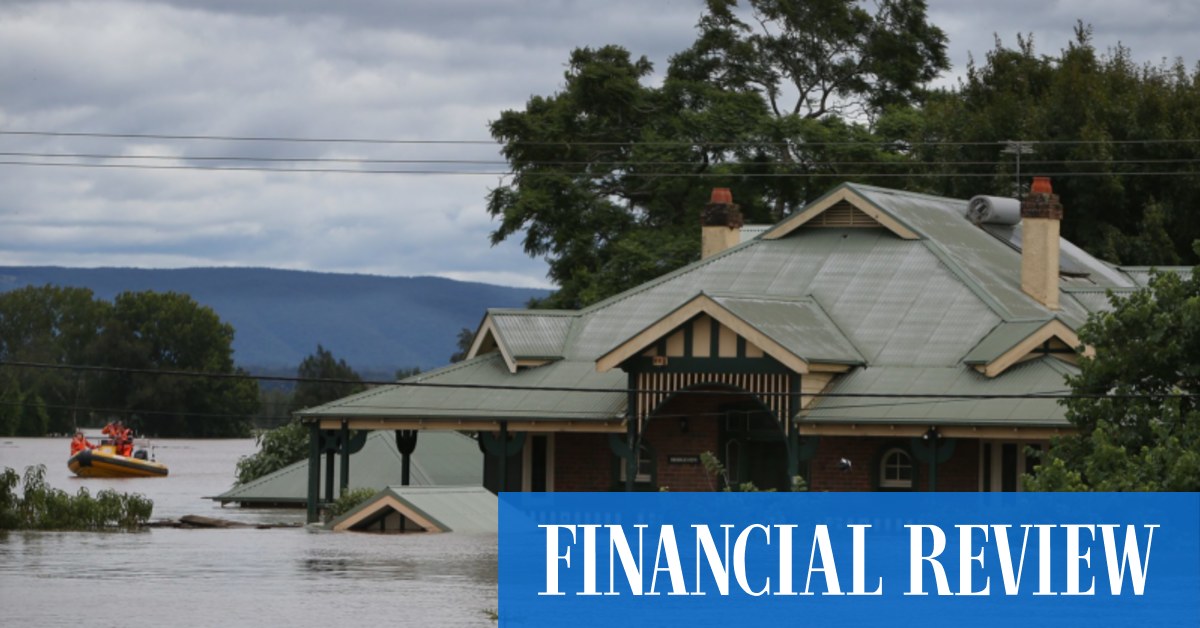 Flood insurance bill exceeds the Newcastle earthquake