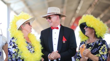 Fashion at the Birdsville Races in 2017.