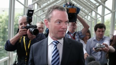 Defence Minister Christopher Pyne has been in Parliament for 26 years. 