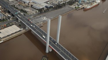 The Bolte Bridge.